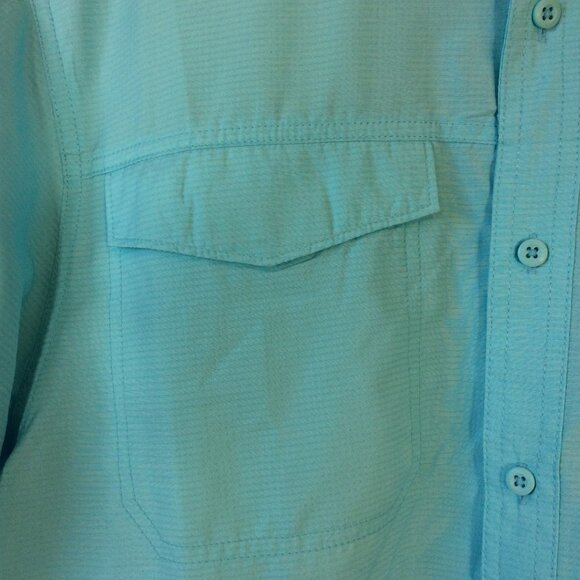 American Outdoorsman Short Sleeve Button Down Shirt Size Medium - Picture 3 of 8